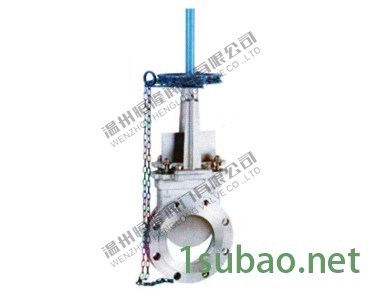 PZL73链轮传动刀闸阀（圆形法兰）