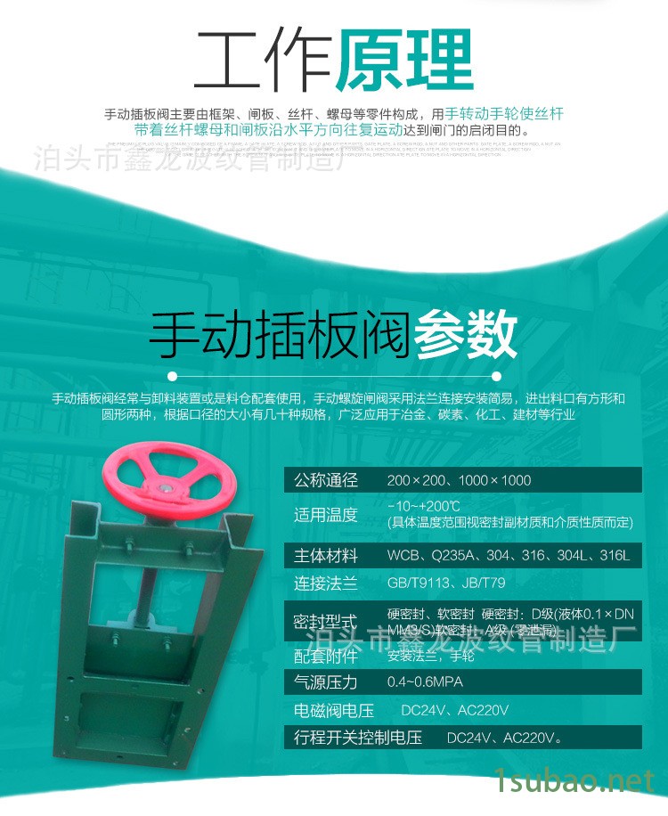 氣動插板閥