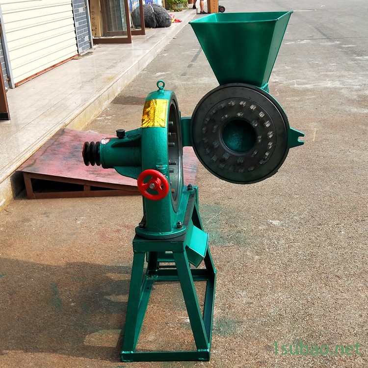 小型齿盘式粉碎机 自吸式除尘五谷杂粮磨粉机 益荣小型磨盘式磨粉机450型齿