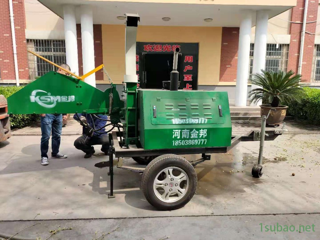 木材削片机移动木材粉碎机塑料粉碎机械价格