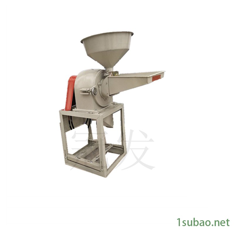 冠发粮食中药粉碎机 新型磨面机 齿槽磨面粉机
