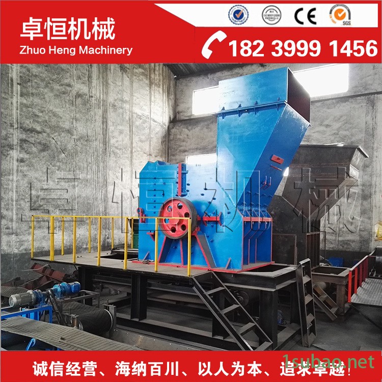 大型铸造生铁暖气片破碎机、散热器粉碎机铸铁件废料回收处理设备示例图5