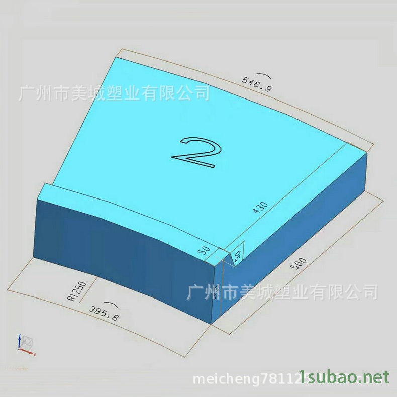 批發供應 高速公路路基標塑料模具 高速公路路面標塑料模具示例圖4