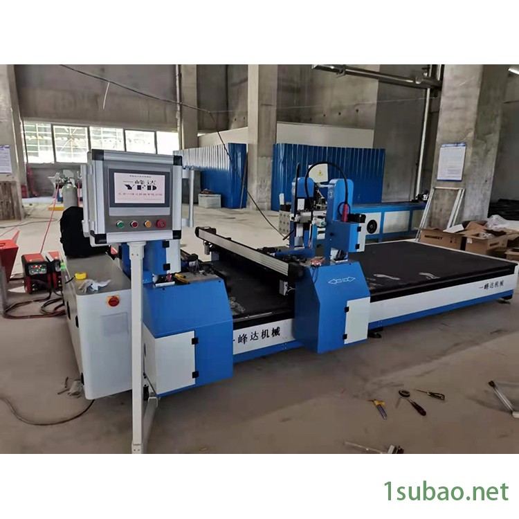 数控角铁法兰自动焊接机 角钢法兰自动焊接机 加工定做 一峰达