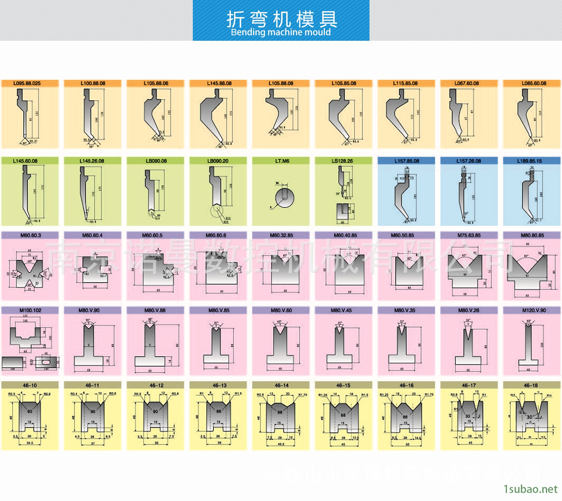 63吨液压板料折弯机价格 2.5米不锈钢制品液压折弯机厂家 模具示例图9