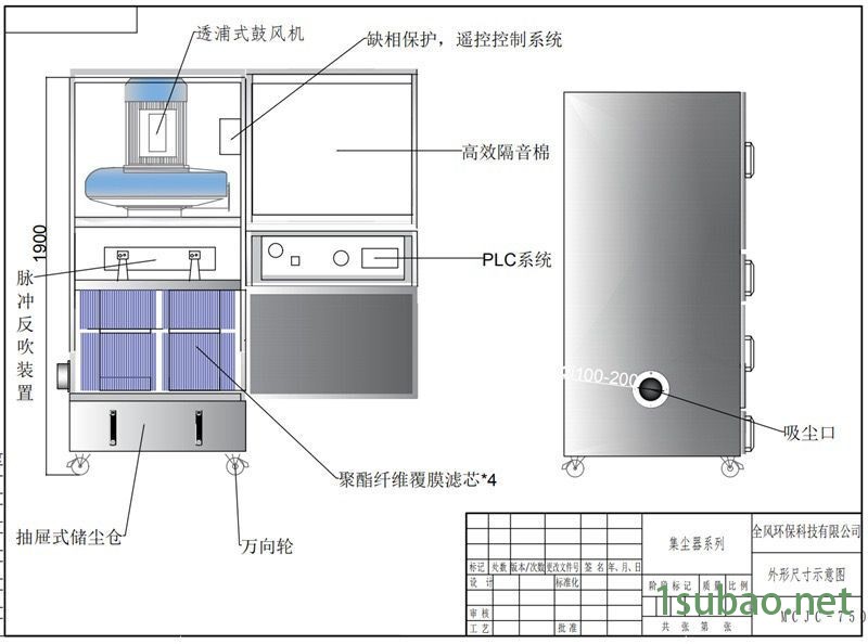 鄂托克旗石墨粉尘除尘器联系电话示例图7