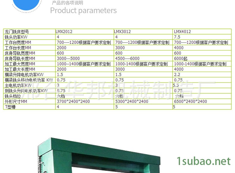 龍門三頭數控銑床 普通數控銑床 高精度全新銑床廠家示例圖7