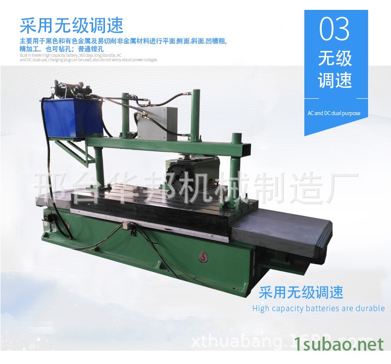 厂家直销数控数显刨床 供应大型龙门刨铣床 支持非标定做售后质保示例图4