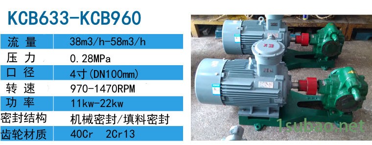 输送橄榄油泵用kcb300油泵,还可输送多种食用油泵示例图5