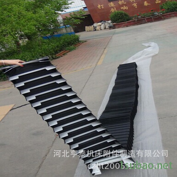 按圖定做機床U型防護罩 銑床導軌風琴防塵罩 鋼絲支撐方形護罩示例圖15