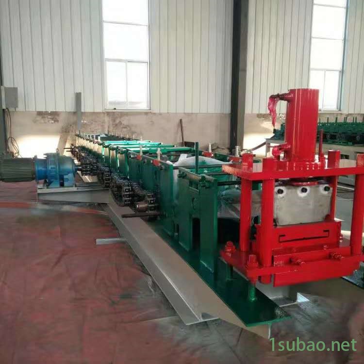 滄州宏霖機械廠家定制金屬冷彎成型設備C型鋼機80重型貨架橫梁設備