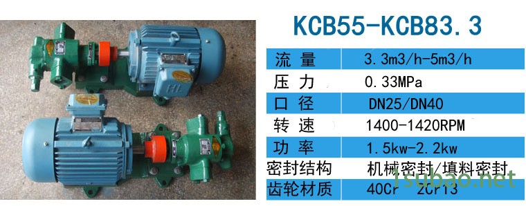 远东泵业带船检的齿轮泵KCB5400齿轮泵示例图2