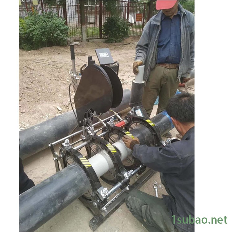手搖pe對接機pe熱熔機 管焊機 螺桿160燃氣管道手動焊接機 山東創銘