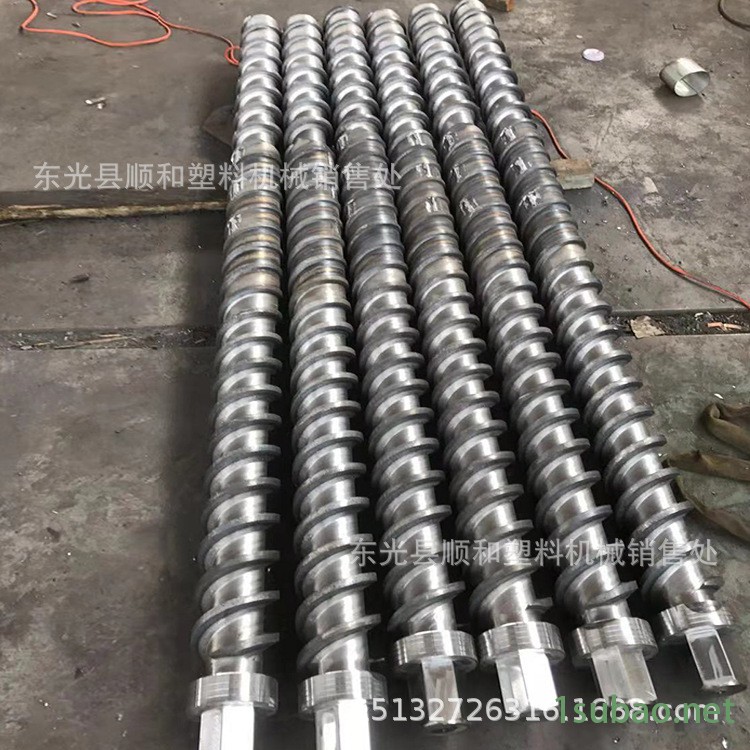 高速合金塑料擠出機(jī)桶螺桿 排氣塑料機(jī)械螺桿 耐磨耐腐蝕螺桿示例圖4