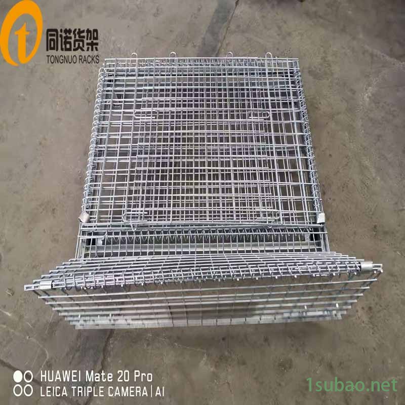 南昌倉儲籠  南昌折疊式金屬倉儲籠 九江網(wǎng)格折疊倉儲籠  同諾貨架 倉儲籠工廠供應示例圖26