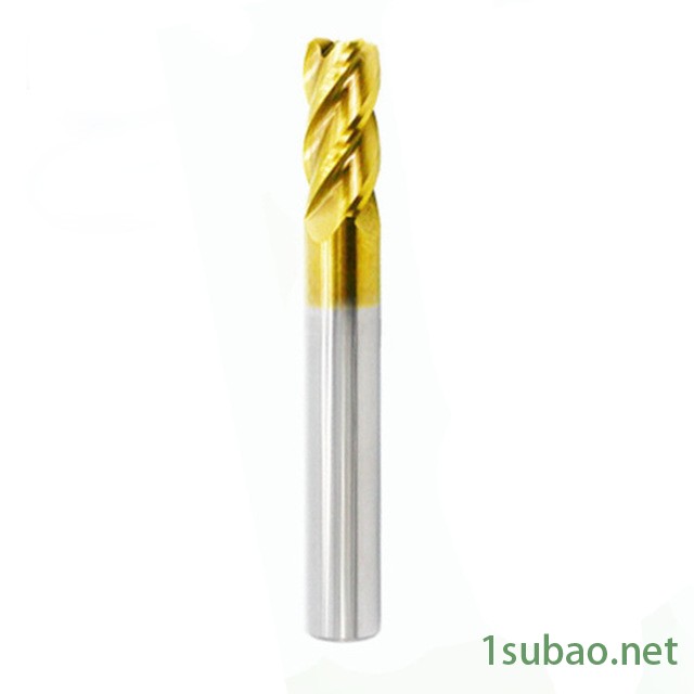60度钨钢球头铣刀4刃涂层整体钨钢数控圆鼻合金立平铣刀图4