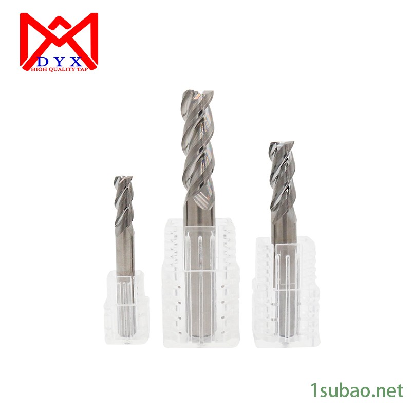 广东厂家直销 DYX钨钢铣刀 钨钢铝用刀  高光铝刀 3刃铣刀图2