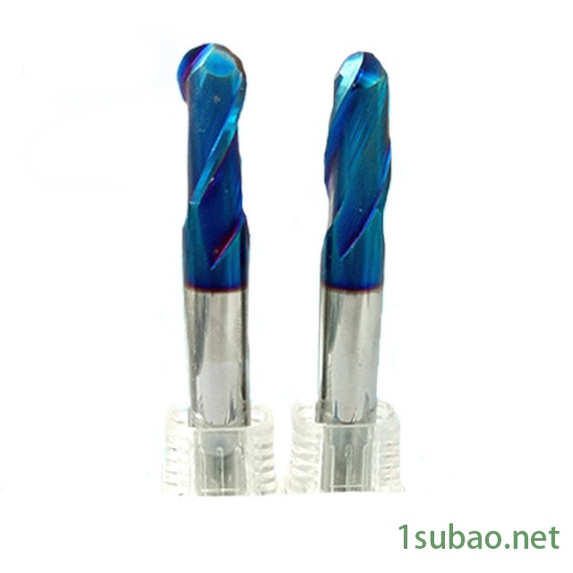 Ruier/锐治高硬度4刃圆鼻铣刀 70度硬质合金蓝色涂层螺旋圆鼻立铣图4