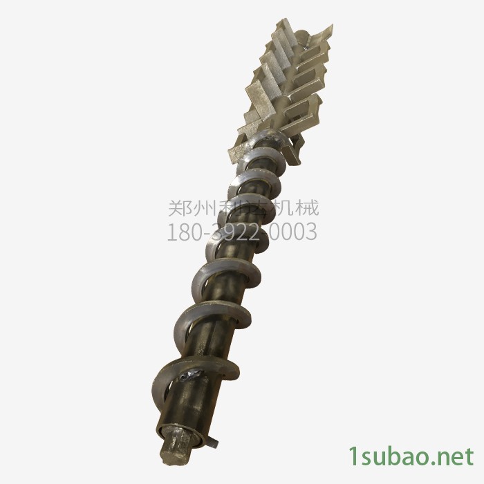 搅拌机内轴总成 预拌干粉砂浆储料罐配件 耐磨泥叶铰刀图2