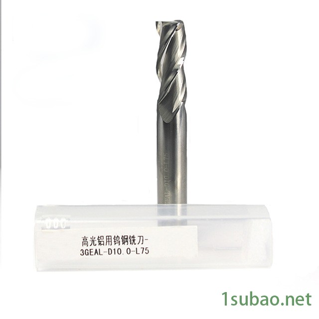 Ruier/锐治  数控铣刀  钨钢HRC55度  3刃铝合金  专用铣刀  直柄标准图3