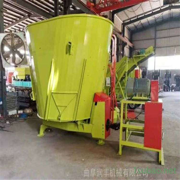 内置铰刀饲草搅拌机 青储饲料拌草机图片 绞龙TMR搅拌机图2