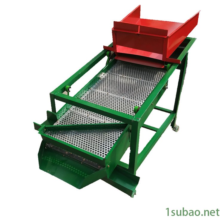 小型粮食筛选机 供应多层除杂筛 中小型多功能电动筛 方便移动的钢板冲压圆孔筛图2