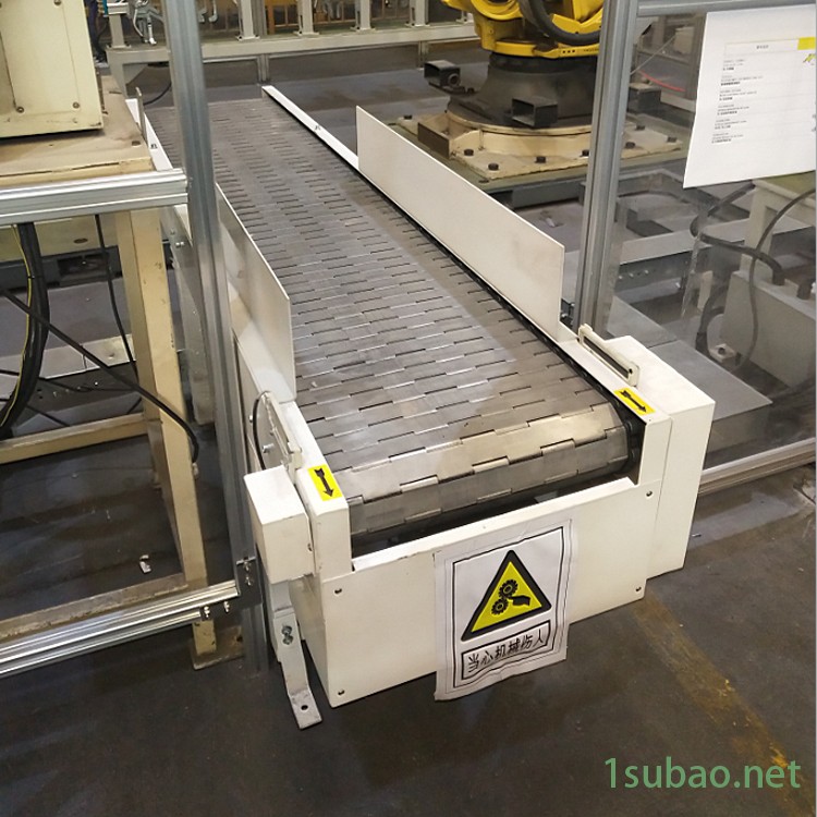 威诺 冲压废料输送线厂家 爬坡金属链板输送机定制 按需生产图2