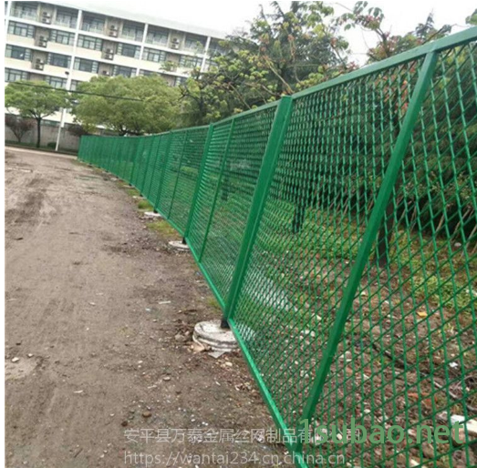 万泰 喷漆钢板网片 仓库货架用压平钢板网1*80 菱型冲压拉伸网图2