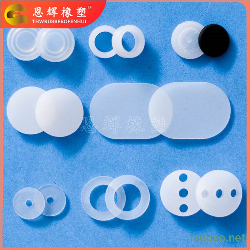 硅胶垫片耐高温 防火耐磨餐炉硅胶垫片 冲压硅胶垫圈 恩辉现货供应图2