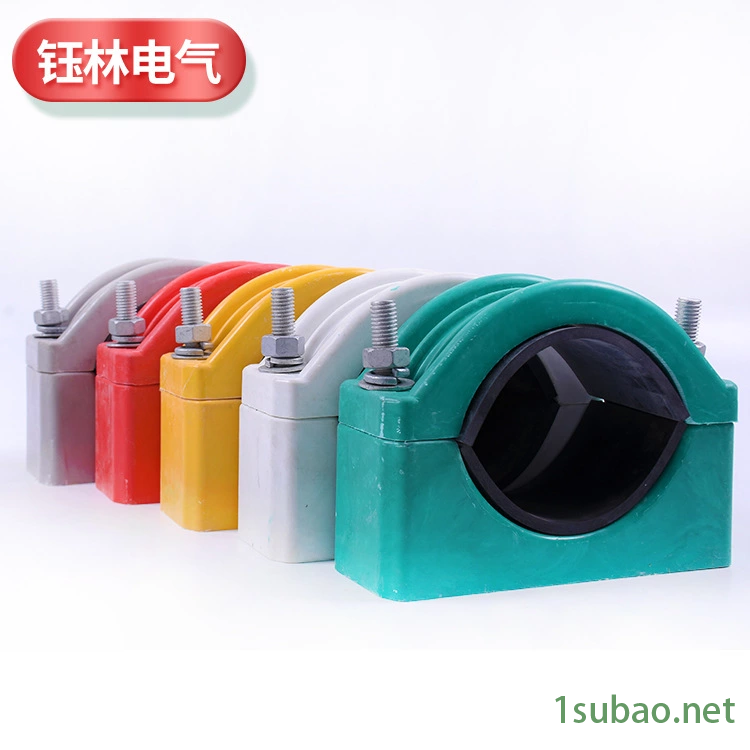 电缆固定夹 电缆固定夹具 厂家直销单芯电缆固定夹 电缆包箍 半导电复合材料图2