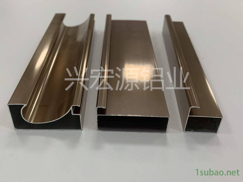 铝合金橱柜门型材 晶钢橱柜门铝材 隐框晶钢门材料 灶台门铝材 橱柜门材料 全铝柜体铝材图3