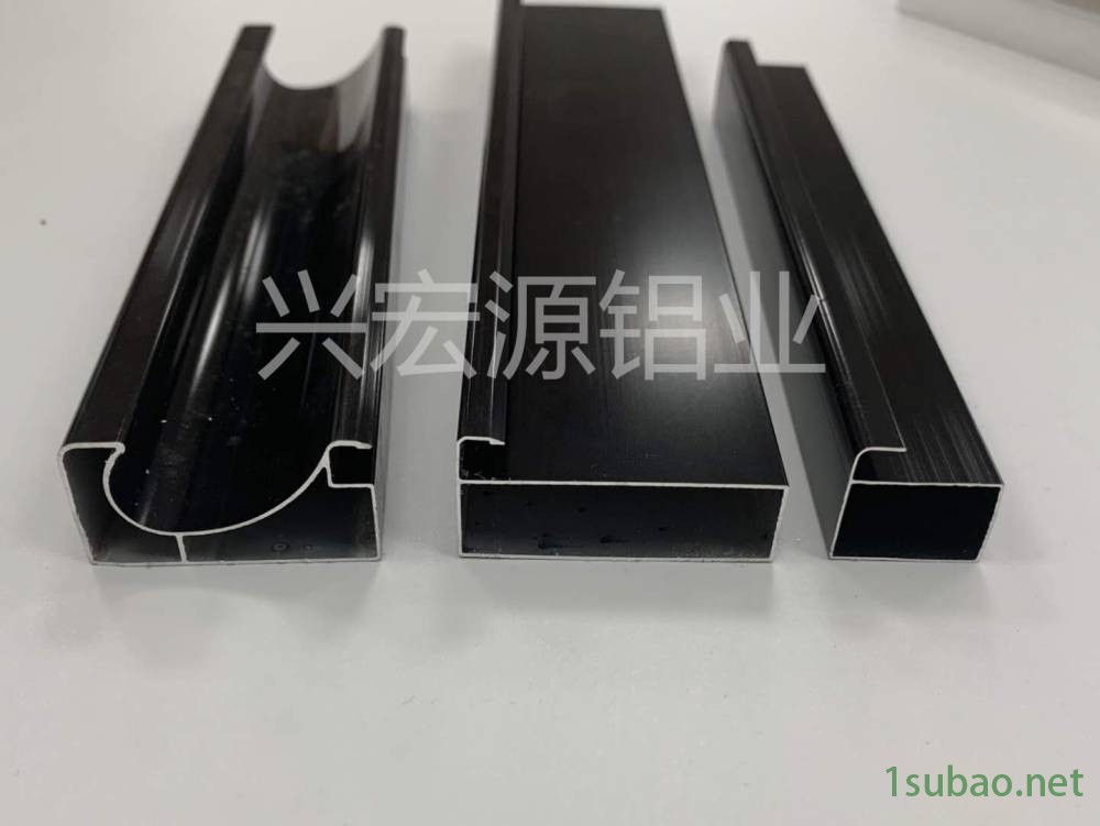 铝合金橱柜拉手铝材 晶钢门拉手型材 家具铝型材晶钢橱柜门铝材 隐框晶钢门材料 灶台门铝材 橱柜门材料