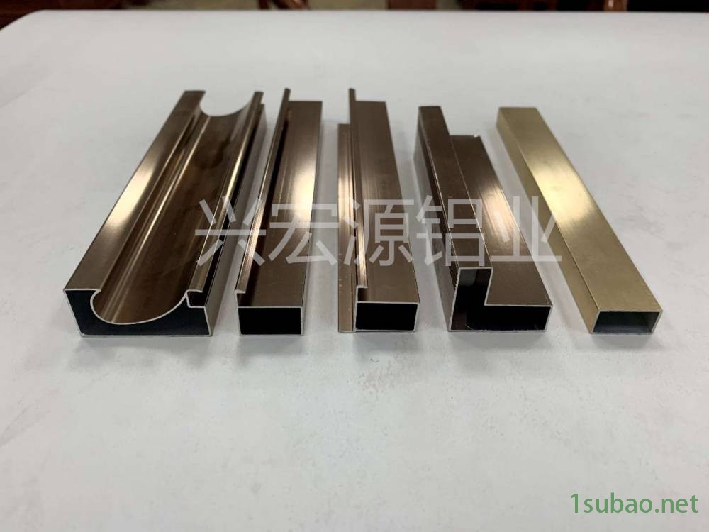 铝合金橱柜门型材 晶钢橱柜门铝材 隐框晶钢门材料 灶台门铝材 橱柜门晶钢门橱柜材料 晶钢门板晶钢门板图2