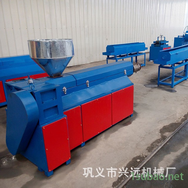 兴远XYSJ-75型PE双色覆膜塑料拔管机 PE管材三层二色塑料管材挤出机 厂家销售图2