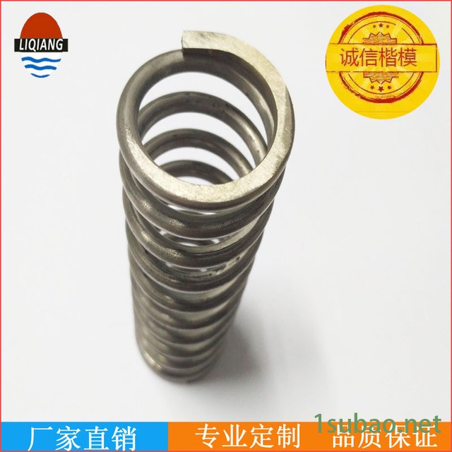 厂家进口材料机械弹簧 高品质不锈钢压缩弹簧 防生锈弹簧 力强专业定做大线径压簧yh87954图4