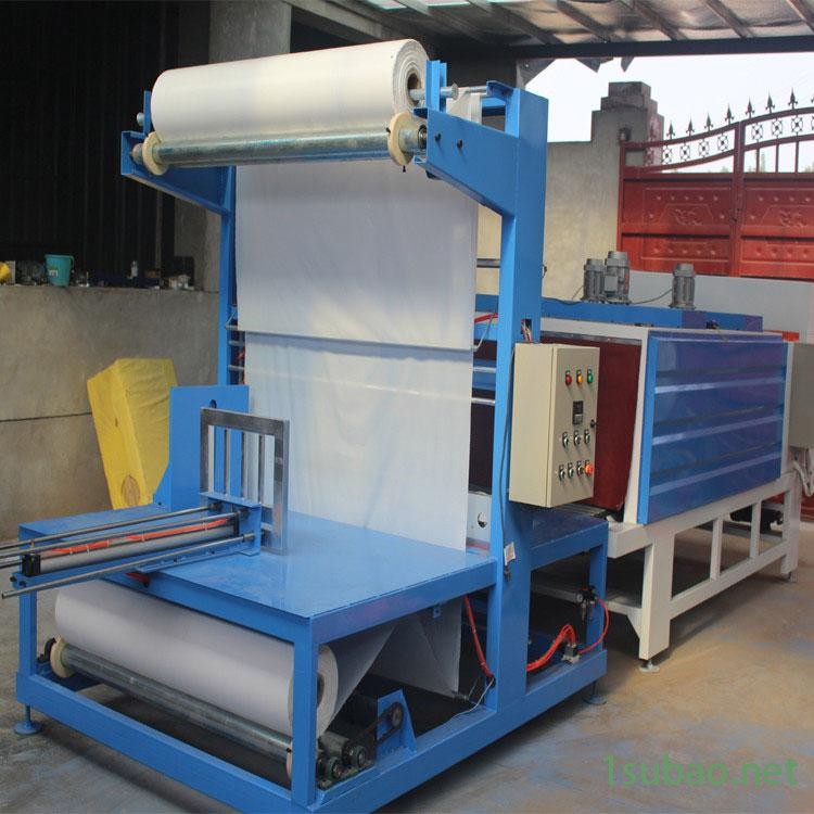 全自动传送带岩棉包装机 袖口式纸箱覆膜机 保温板封切收缩机 廊坊业辉销售图2