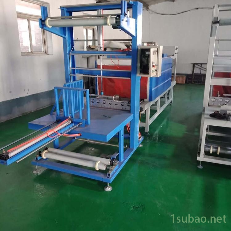 连续推送封膜包装机 玻璃水集合式覆膜机 PE外膜包装收缩机欢迎咨询图2