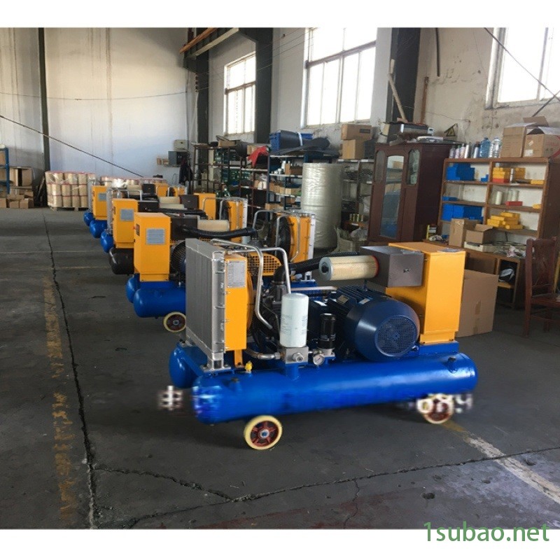 内蒙古移动式螺杆空压机厂家 带储气罐一体式螺杆机图2