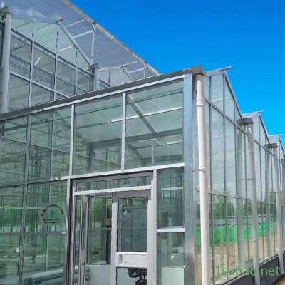 建达温室材料 全智能玻璃温室  智能大棚的配置 玻璃温室设施