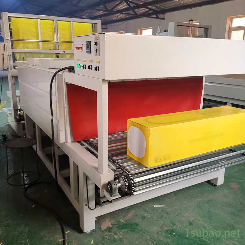 外墙保温板包装机 喷气式热膜收缩机 大型PE覆膜机专业生产图2