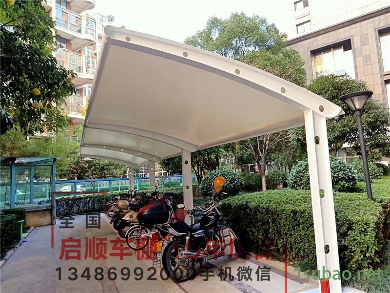 泉州自行车停车棚厂家直销/铝合金露台棚车棚材料图5