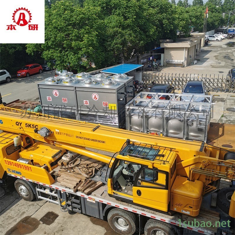 BY-R-100T 池州圆形冷却塔 适用于空压机降温图3