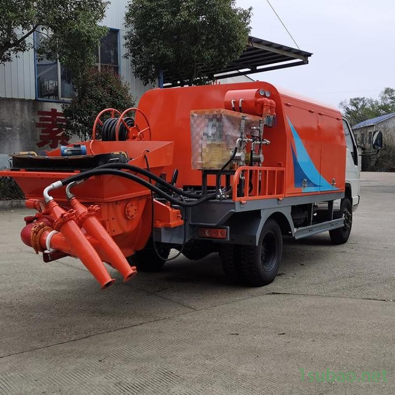 陕西延安湿喷车机械手隧道液压湿喷台车全国供应图4