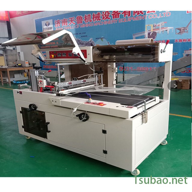 蛋托自动包膜机 鸡蛋套膜收缩包装机 东营天鲁全自动边切覆膜机图3