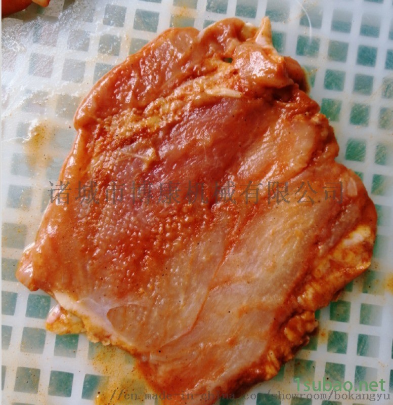 博康YZJ600全自动鸡胸肉压整机 鸡排牛排压延机图3