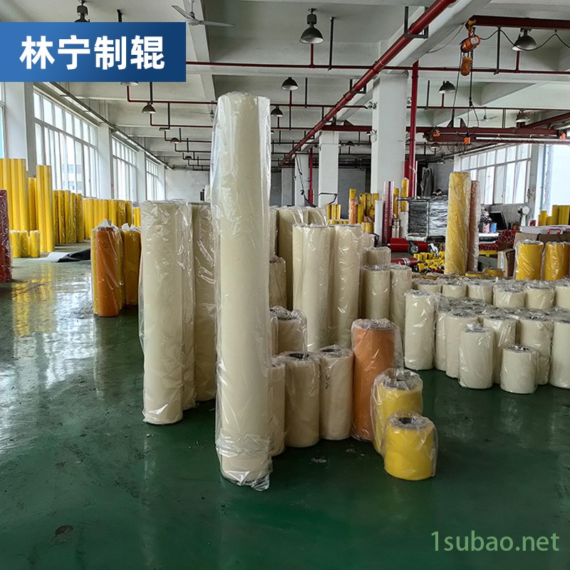 林宁制辊厂各类印刷机胶辊 覆膜机胶辊包胶 加工包胶聚氨酯PU胶辊 工业胶辊图2