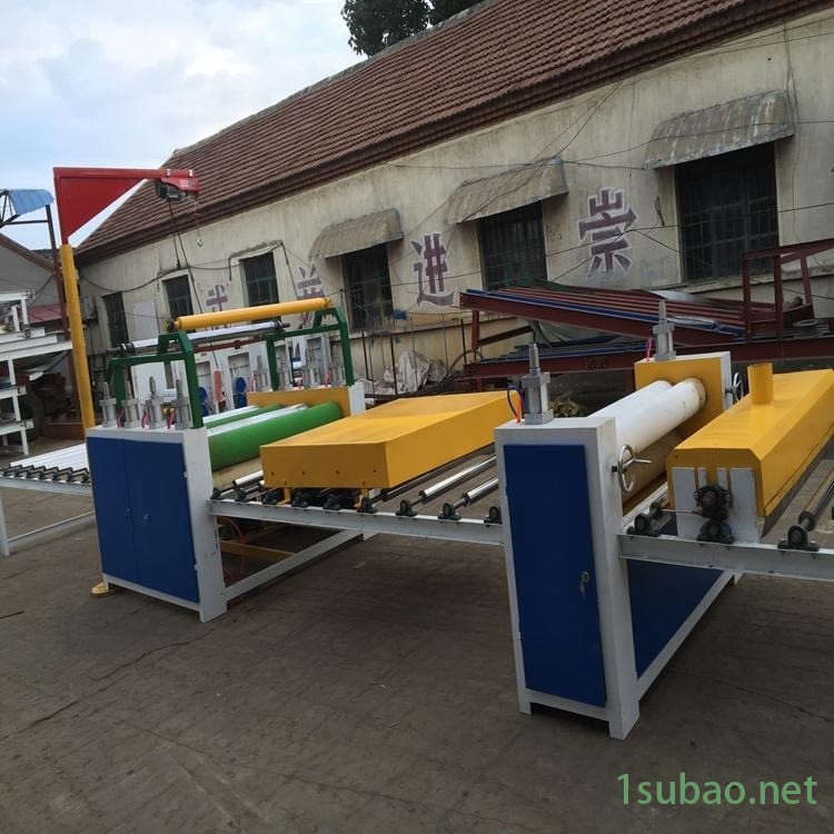 曲阜三元厂家生产1320型双面加热板材贴纸覆膜机 PVC生态板贴面机图7