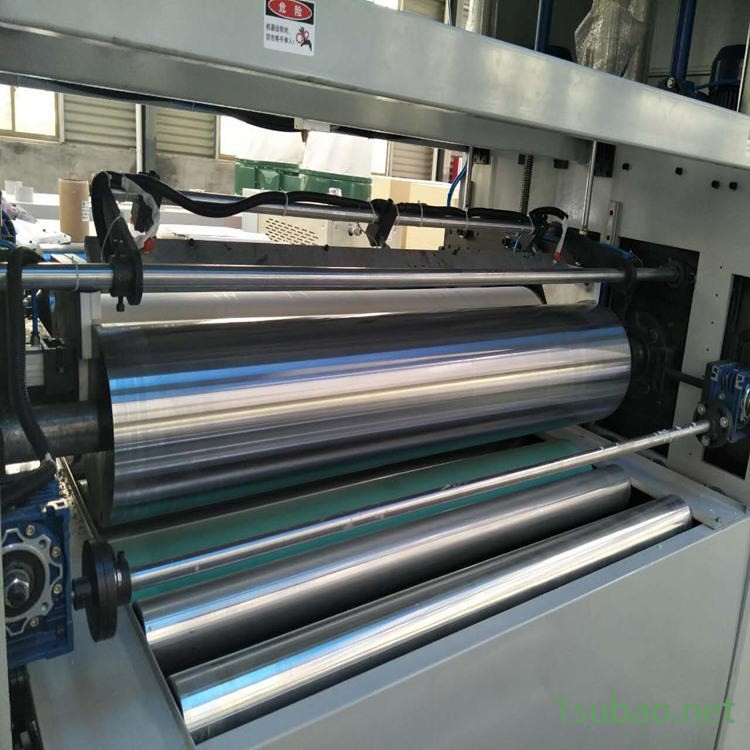 曲阜三元厂家生产1320型双面加热板材贴纸覆膜机 PVC生态板贴面机图3