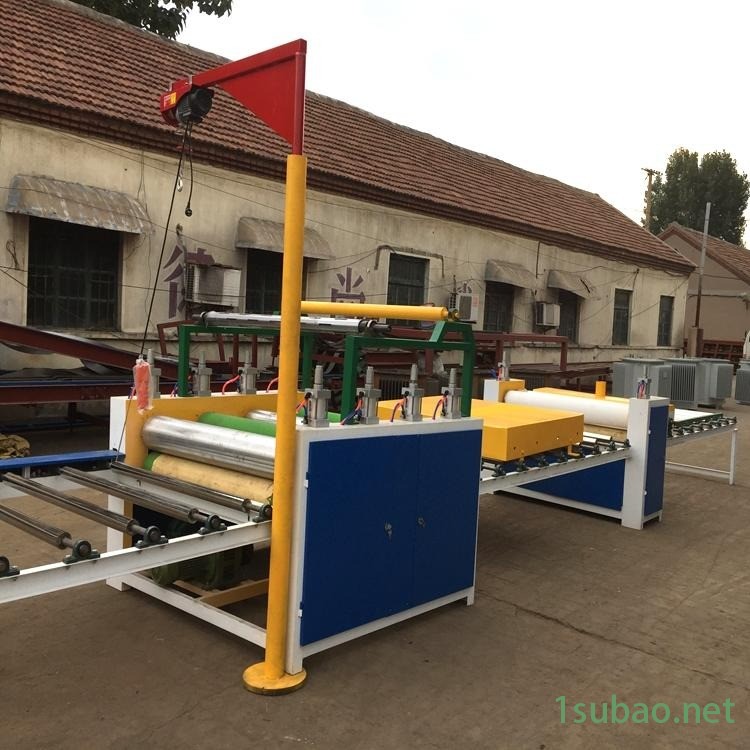 曲阜三元厂家生产1320型双面加热板材贴纸覆膜机 PVC生态板贴面机图2