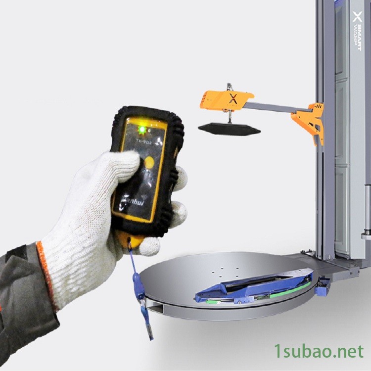 全自动M型智能缠绕包装机 托盘覆膜机 小黄蜂 缠绕机 工厂现货图2